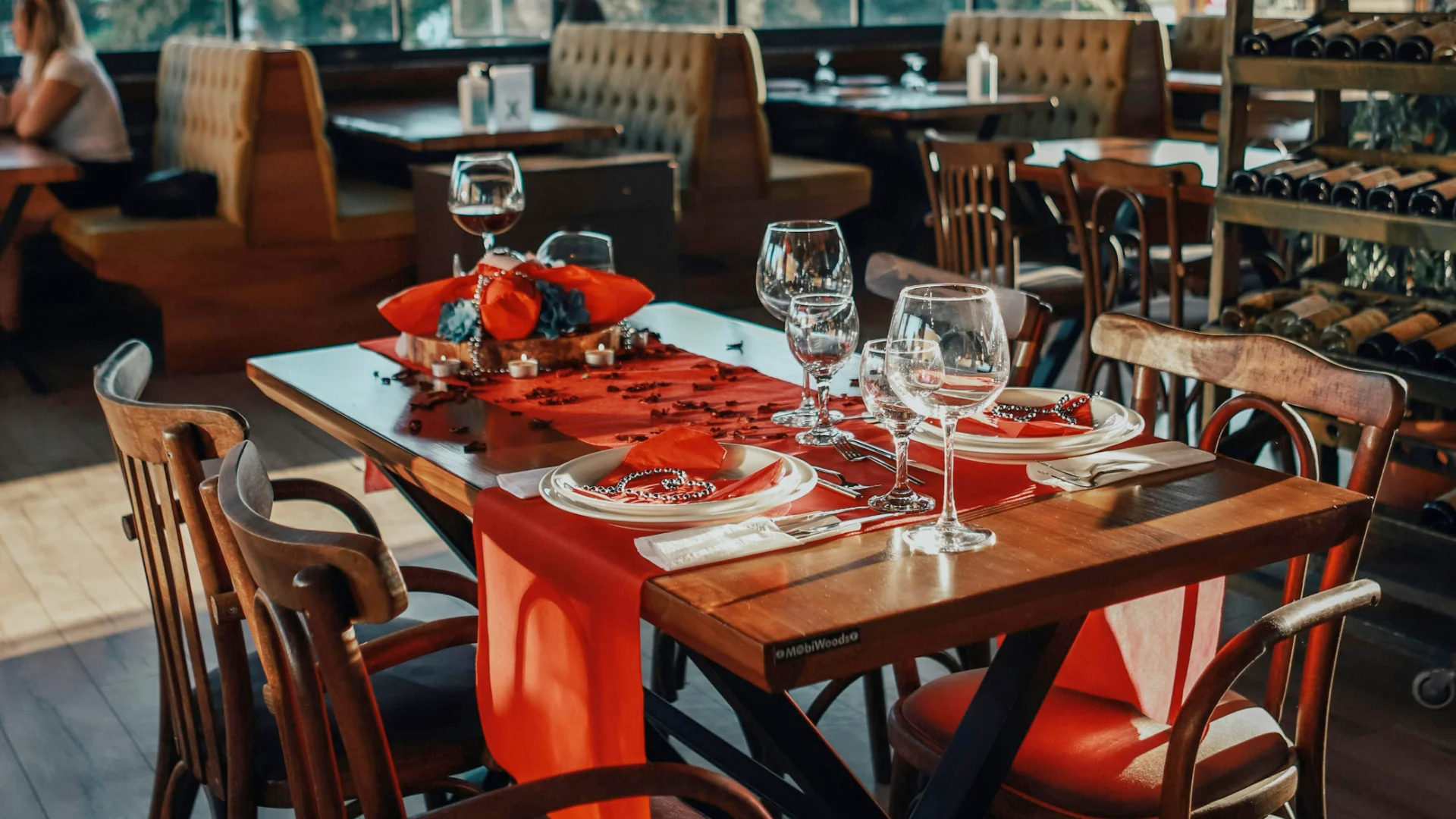 Area pranzo del ristorante